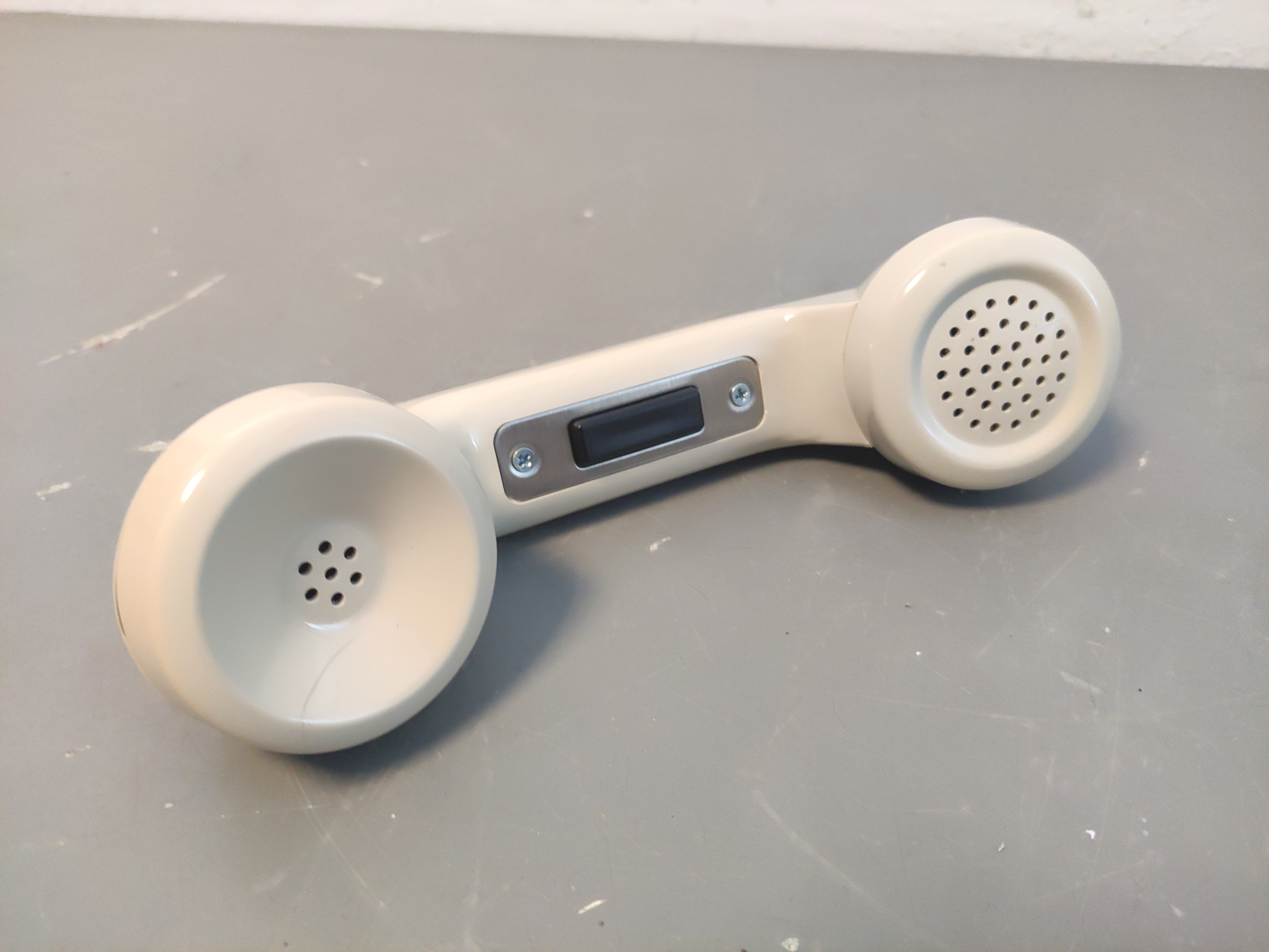 auricular telefono baquelita crema 5u